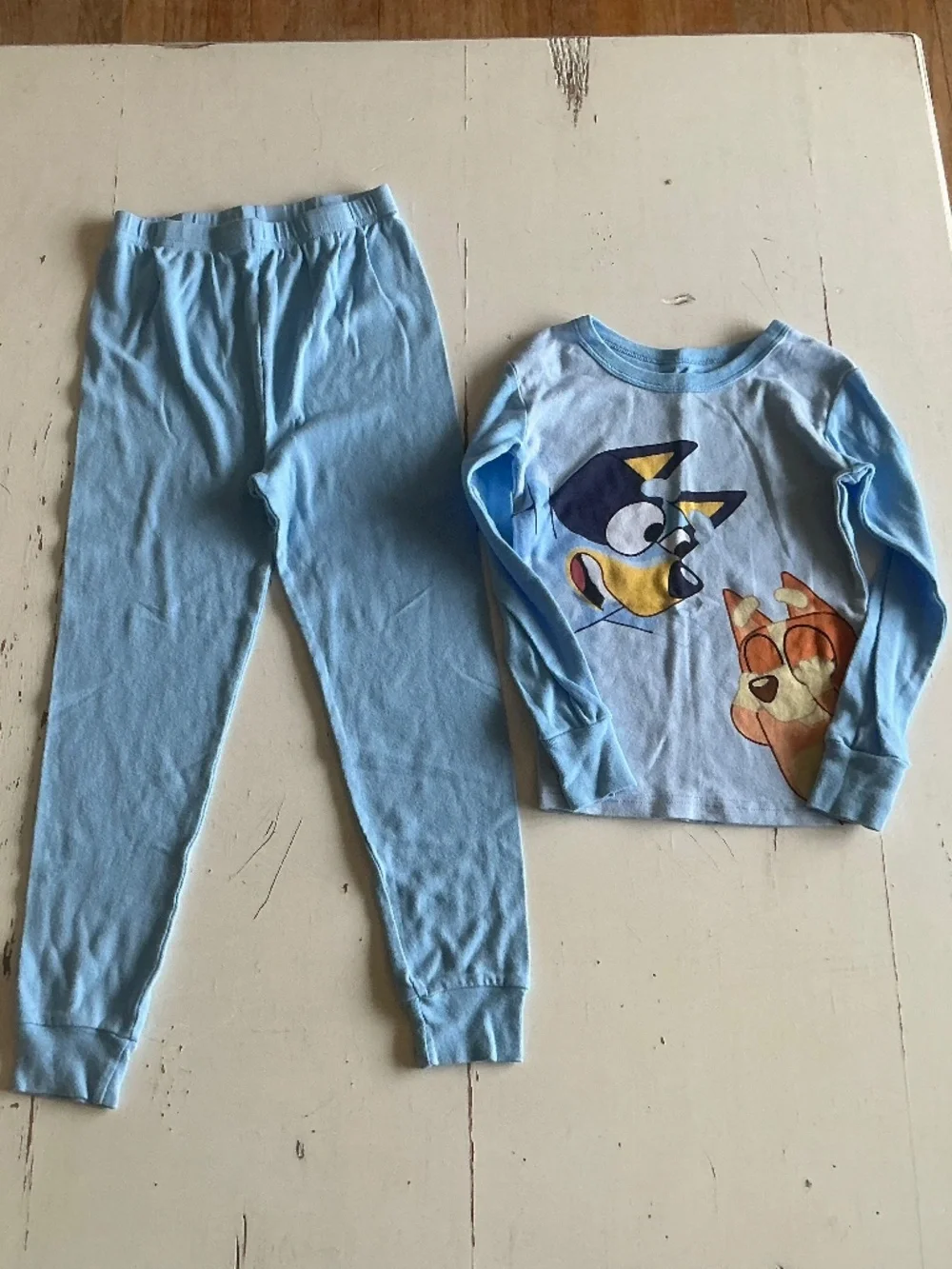 Bundle of 2 BLUEY Puppy Dog 100% Cotton PJ’s Sz 8